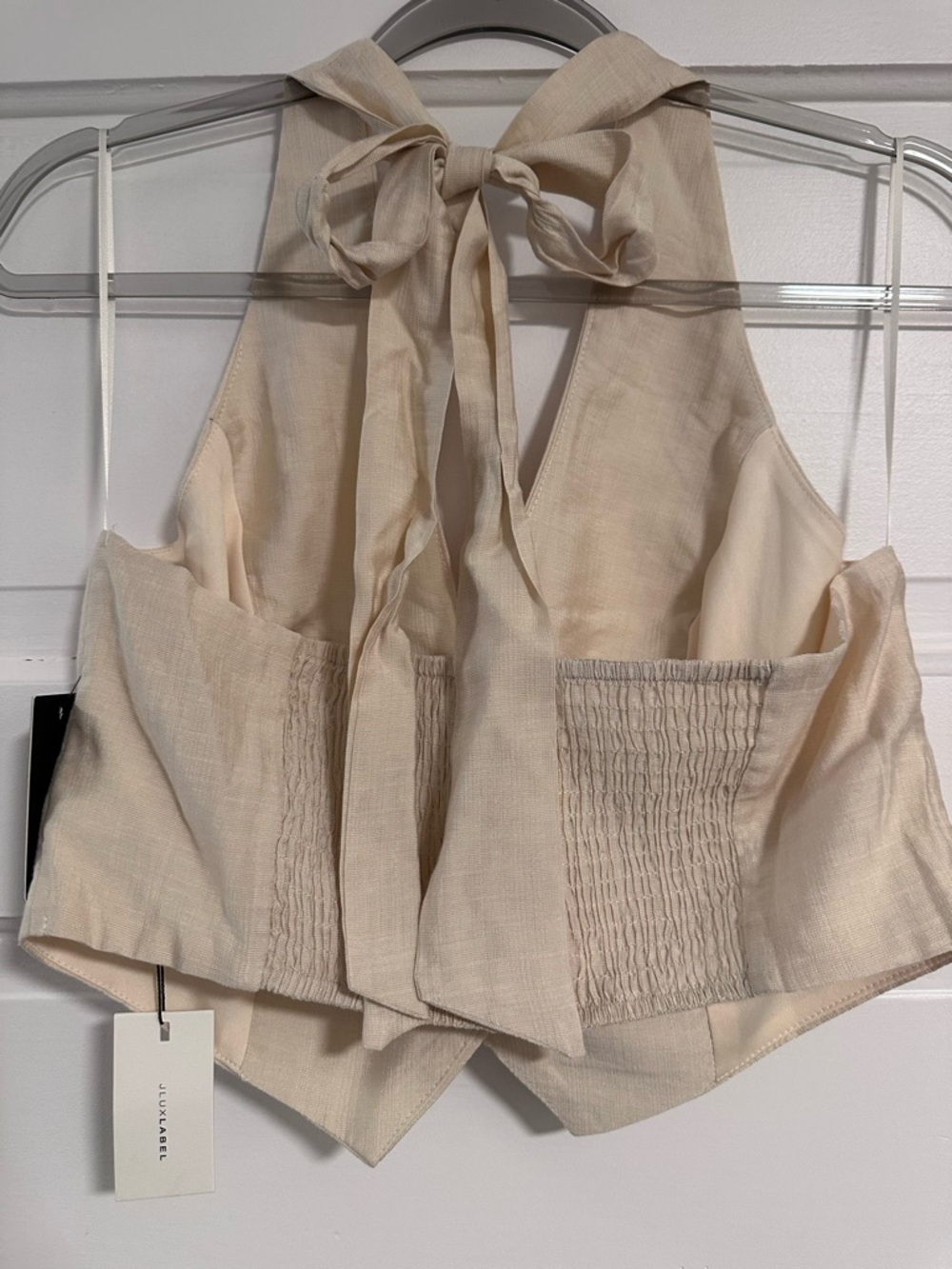 JLUXLABEL Cream Wide Leg Pants - Picture 8 of 12